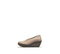 Fly London Women's YOZA438FLY Moccasin, Taupe, 3 UK