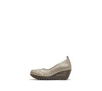 Fly London Women's YUBI480FLY Wedges, Silver, 8 UK