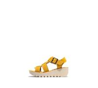 Fly London Women's YUDD236FLY Sandal, Yellow, 6 UK