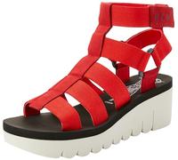 Fly London Women's YUFI032FLY Sandal, Lipstick RED/RED, 5 UK