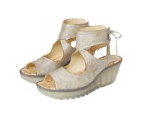 Fly London Women's YULP571FLY Sandal, Pearl, 5 UK