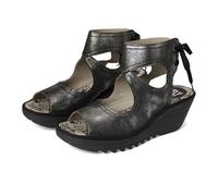 Fly London Women's YULP571FLY Sandal, Silver, 6 UK