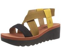 Fly London Fly London Yabi922Fly Leather Women's Wedge Heel Sandals