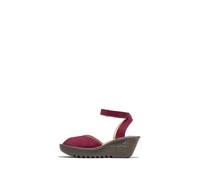 Fly London Women's YAID552FLY Sandal, Berry, 8 UK