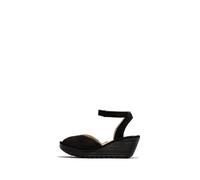 Fly London Women's YAID552FLY Sandal, Black, 4 UK