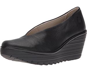 Fly London Yaz, Women's Wedge Court Shoes