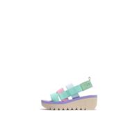 Fly London YERE847FLY Women's Sandal, Spearmint/multicolor/spearmint