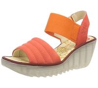 Fly London Women's YIKO414FLY Sandal, Devil RED, 3 UK