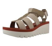 Fly London YOJI198FLY Women's Sandal, Military/beige/brick