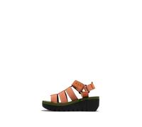 Fly London YOJI198FLY Women's Sandal, Tea rose/tea rose/army green
