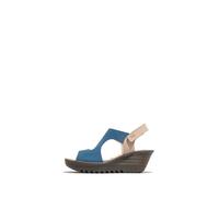 Fly London YOXA576FLY Women's Sandal, Blue/natural