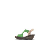 Fly London YOXA576FLY Women's Sandal, Pistachio/natural
