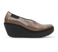 Fly London Women's YOZA438FLY Loafer, Taupe, 5 UK