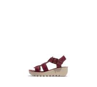 Fly London Women's YUDD236FLY Sandal, Berry, 5 UK