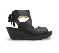 Fly London YULP571FLY Women's Sandal, Black