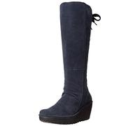 Fly London Yust Boots, Blue (Diesel), 3 UK