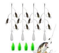 Fly Lures, Multi-Hook Attractors, Salt and Equipment with Launch Accessories for Lakes Rivers Mountain Creeks Deep Sea Tunids Lobinas and Pikes