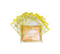 FLY LYF Premium Quality Transparent PVC Single Saree Covers With Zip - Multi Purpose - Home & Travel - Wedding Gift - Combo Packaging Pouch (6)