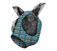 Fly Mask for - Fabric Face Cover for Horse Flies Extra Large Eyes and Mane Opening | Anti Tangle UV Protection Protective Mask for Cob Foal Riding