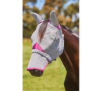 Fly mask for horses with ear protection & nose cover Weatherbeeta Comfitec Deluxe Durable