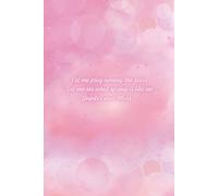 Fly me to the moon . . .: A Dreamy Pastel Pink Dot Grid Journal, 6x9 Notebook with Pink Dots for Bullet Journaling and Sketching (100 Pages)