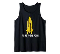Fly Me to the Moon Space Jazz Design Astronomy Fans Tank Top
