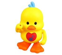 Fly Musical Duck for Baby, Walking & Dancing Yellow Duck Toy, Baby Preschool Educational Learning Light Up Dancing Toy for 1 Year Old Baby Toddler