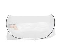 Fly Netting for Bed | Fine Mesh Fly Net Tent Pop Up Adjustable | Single Bed Foldable Mos-quito Net | Ultralight Folding Fly Screen for Better Sleep, Home School Travel, Single Bed Use