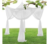 Fly Netting for Camping - Animals Barrier Fly Bed Netting Tent,Breathable Four-Door Folding Playards Pack Portable Shelter for Home Climbing Dorm