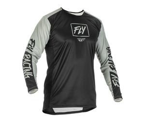 Fly Racing 2022 Hydrogen Lite Motocross Jersey Black Grey Large