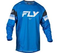 Fly Racing 2024 Adult Kinetic Prix Jersey Bright Blue/Charcoal/White Small; 377-420S
