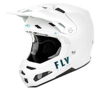 Fly Racing Formula S Carbon Solid, motocross helmet S White