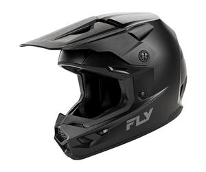 Fly Racing 2025 Kinetic Solid MX Helmet Matte Black Motocross Off-Road