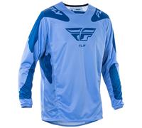 FLY Racing Kinetic Sym MX Jersey Ultramarine/Dark BlueS Ultramarine,Dark Blue