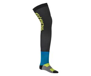 Fly Racing 2025 Motocross Knee Brace Socks Hi-Viz Black Blue MX