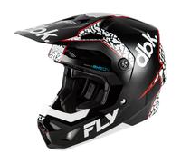 Fly Racing 2026 Motocross Helmet Formula CP DBK Black White Red