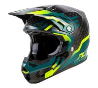 Fly Racing 2026 Motocross Helmet Formula S Byte Carbon Teal Lime