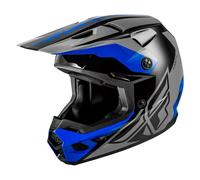 FLY Racing Kinetic Crest V26 MX Helmet Grey/Black/BlueM Grey,Black,Blue