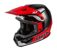 FLY Racing Kinetic DBK V26 MX Helmet Black/Red/GreyM Black,Red,Grey