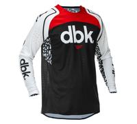 FLY Racing Evolution DST DBK V26 MX Jersey Black/White/RedL Black,White,Red