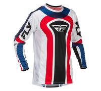 Fly Racing 2026 Motocross Jersey Lite Glory Red White Blue