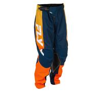 Fly Racing 2026 Motocross Pants Kinetic Mutant Youth Navy Orange