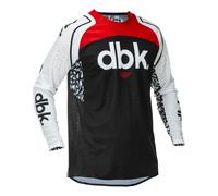 Fly Racing Evo DST DBK Moto Motorcycle Motocross MX Jersey Black / White / Red