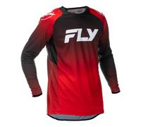 Fly Racing Evo DST Moto Motorcycle Motocross MX Jersey Red / Black / White