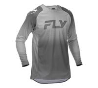 Fly Racing Evo DST Moto Motorcycle Motorbike Motocross MX Jersey White / Grey