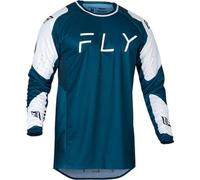Fly Racing Evolution 2024 Motocross Jersey, white-blue, size M for Men