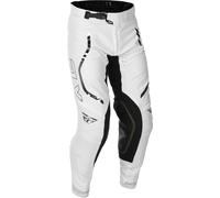 Fly Racing Evolution DST Flash L.E., textile pants 28 White/Silver/Black