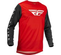 Fly Racing F-16 2023 Motocross Jersey, black-red, size L for Men