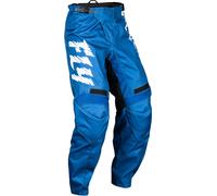Fly Racing F-16 2024 Kids Motocross Pants, white-blue, size M