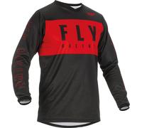 Fly Racing F-16 Motocross Jersey, black-red, size XL for Men